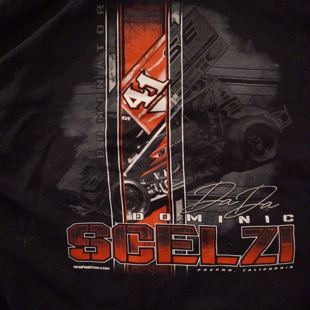 Dominic Scelzi Sprint Car Racing Hoodie